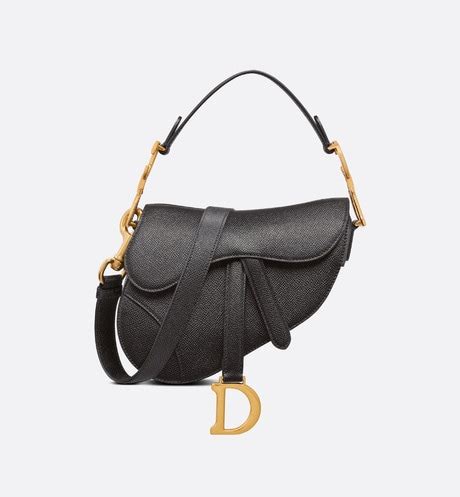 dior saddle bag in black calfskin|Dior silver saddle bag.